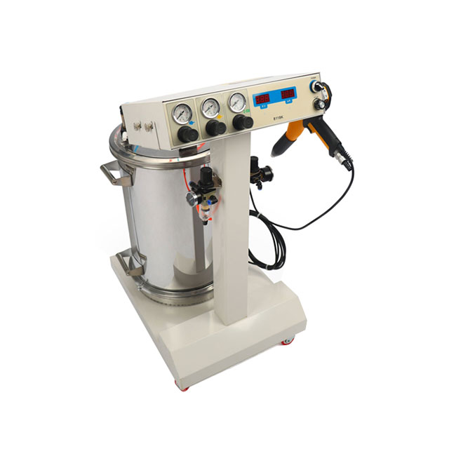ac 110v benchtop powder coating machine 20l Powder Coating Gun for aluminum profiles